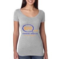 Wuphf, Distressed   The Office Women's Triblend Scoop T-shirt | Artistshot