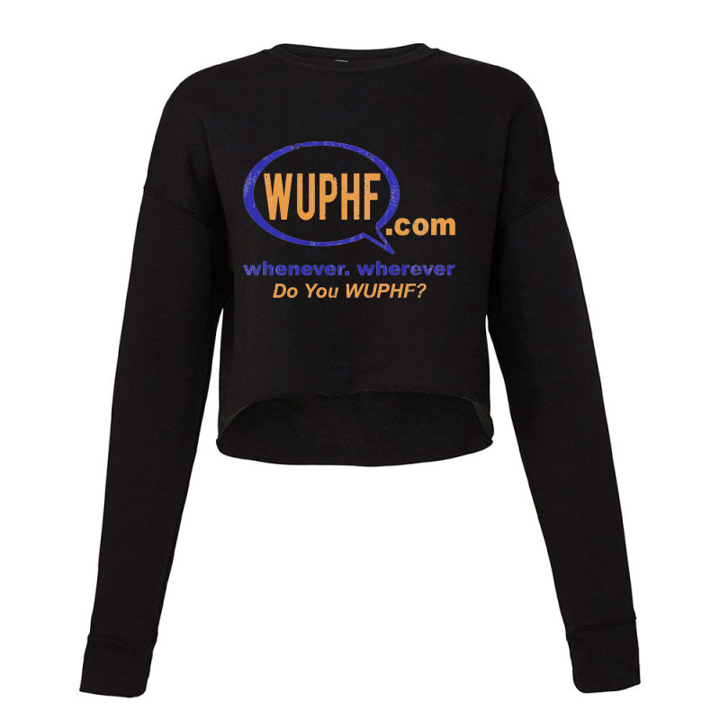 Wuphf, Distressed   The Office Cropped Sweater by cm-arts | Artistshot