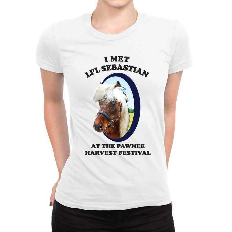 Lil Sebastian Parks And Recreation Ladies Fitted T-Shirt by cm-arts | Artistshot