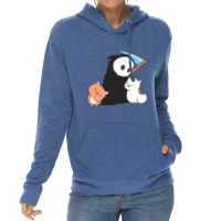 Cat Rides Hallowee Lightweight Hoodie | Artistshot