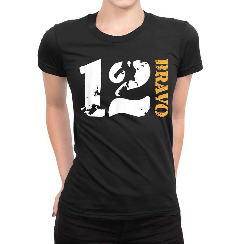 Us Army 12 Bravo Combat Engineer Boy 20680 For Fans Ladies Fitted T-Shirt by SonjaBogenschutz | Artistshot