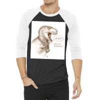 Pearl-clutching Tyrannosaur 3/4 Sleeve Shirt | Artistshot