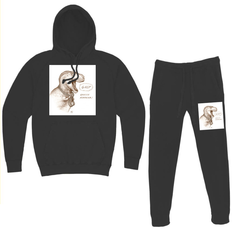 Pearl-clutching Tyrannosaur Hoodie & Jogger Set | Artistshot