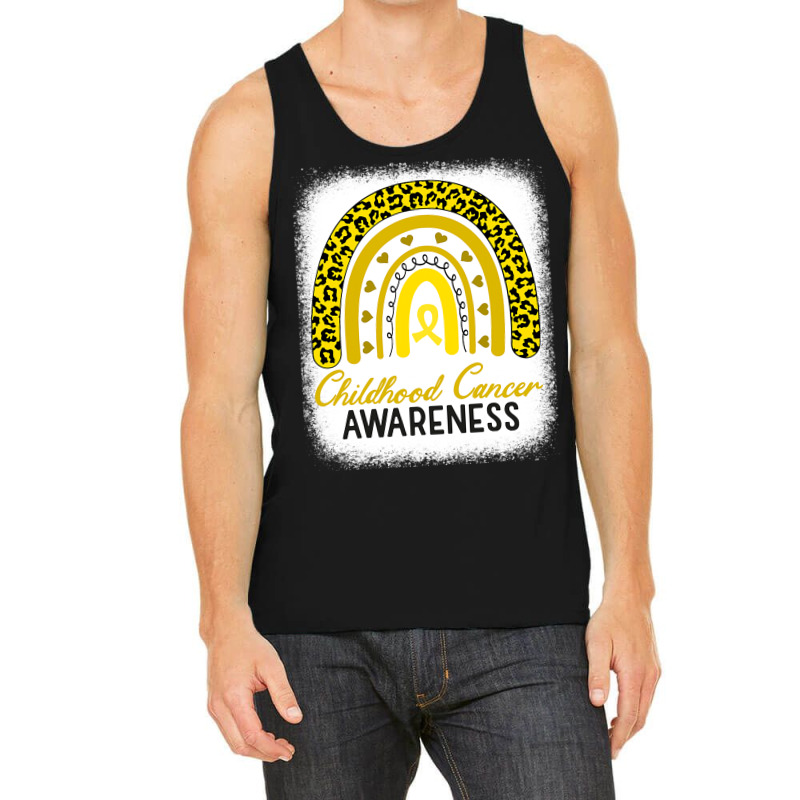 Childhood Cancer Awareness Hope Support Strong Warrior Tank Top | Artistshot