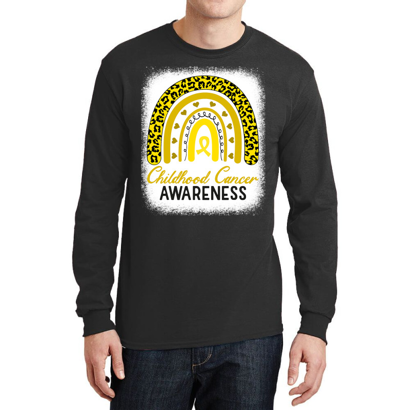 Childhood Cancer Awareness Hope Support Strong Warrior Long Sleeve Shirts | Artistshot