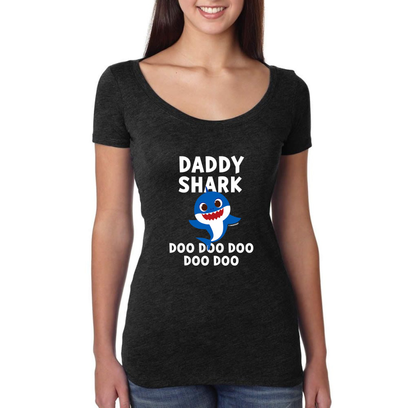 Mens Pinkfong Daddy Shark Official T-shirt Women's Triblend Scoop T-shirt by cm-arts | Artistshot