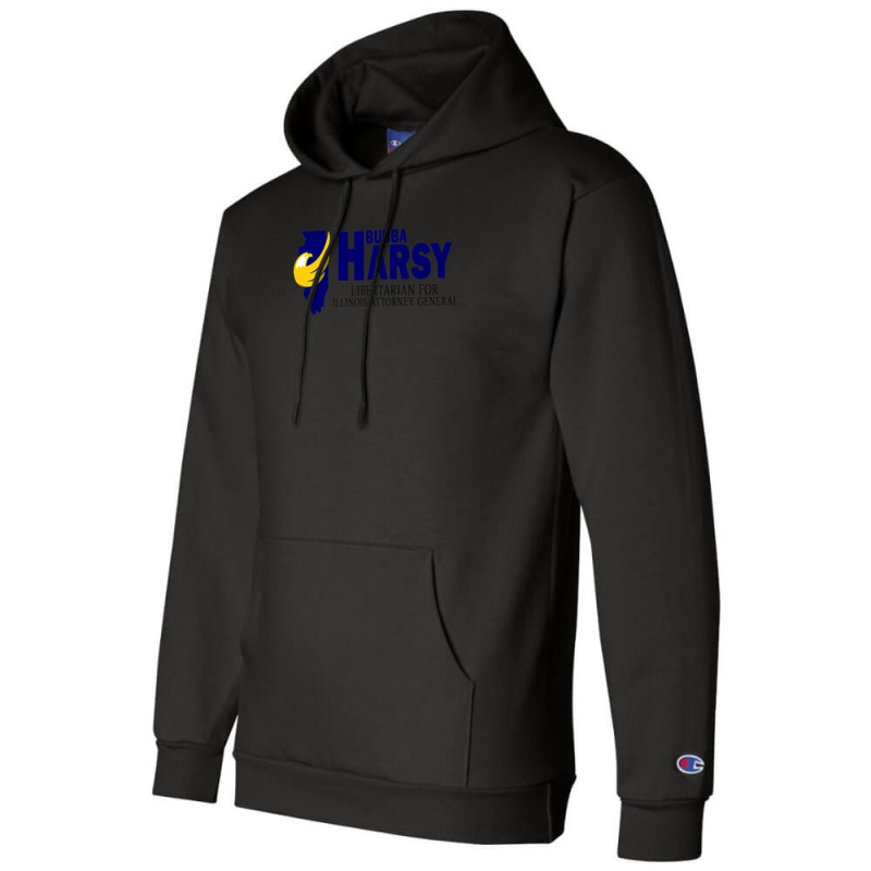 Bubba Harsy - Libertarian For Illinois Attorney General Champion Hoodie by KadeBarry | Artistshot