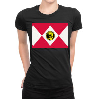 Tyrannosaurus Dinozord Mask Ladies Fitted T-shirt | Artistshot