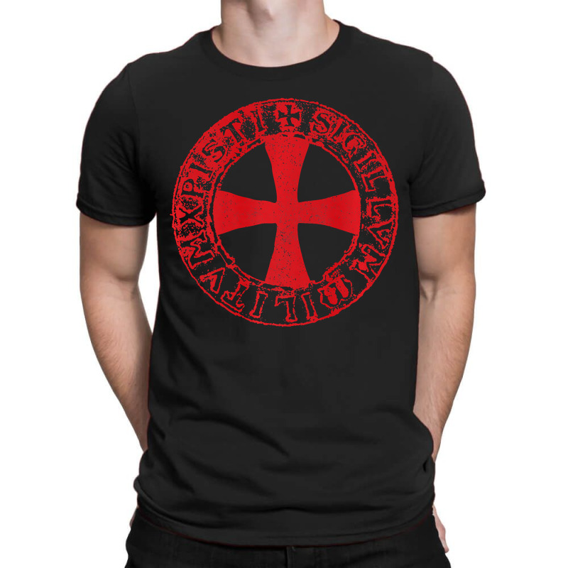 Mens Crusader Knight  Knights Templar Cross T  Badge T-shirt | Artistshot