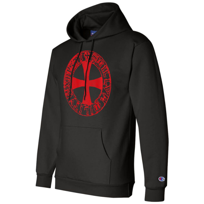 Mens Crusader Knight  Knights Templar Cross T  Badge Champion Hoodie | Artistshot