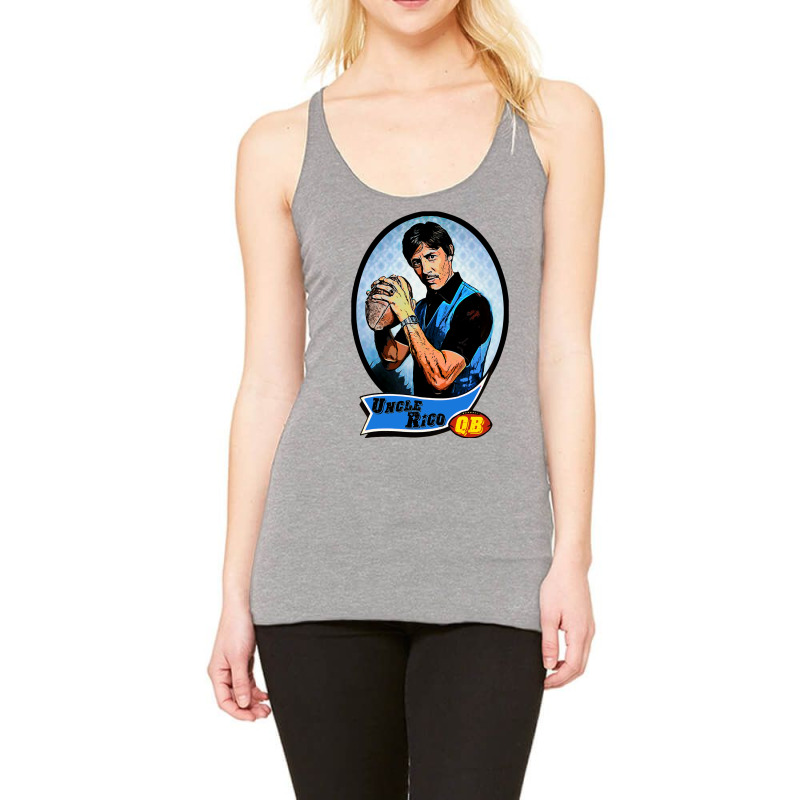 Uncle Rico Football Card Racerback Tank by SilviaMartinez | Artistshot