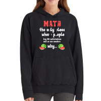 Math And Watermelons Mathematics Calculation Number T Shirt Vintage Hoodie | Artistshot