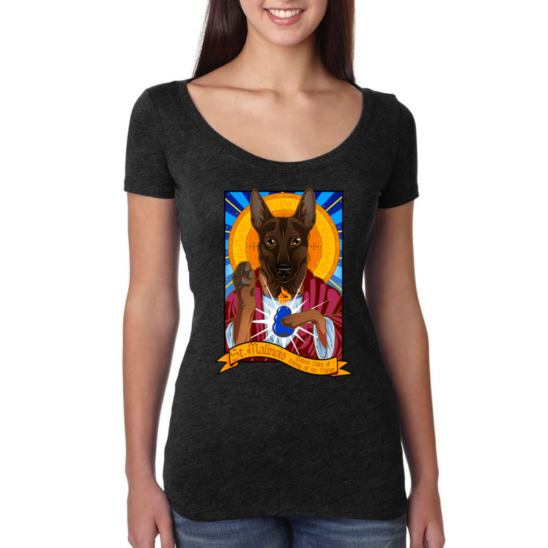 St Malinois Women's Triblend Scoop T-shirt by PamelaAnnHarris | Artistshot