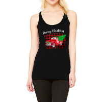 Vintage Wagon Christmas Tree On Car Xmas Truck Vacation T-shirt Racerback Tank | Artistshot