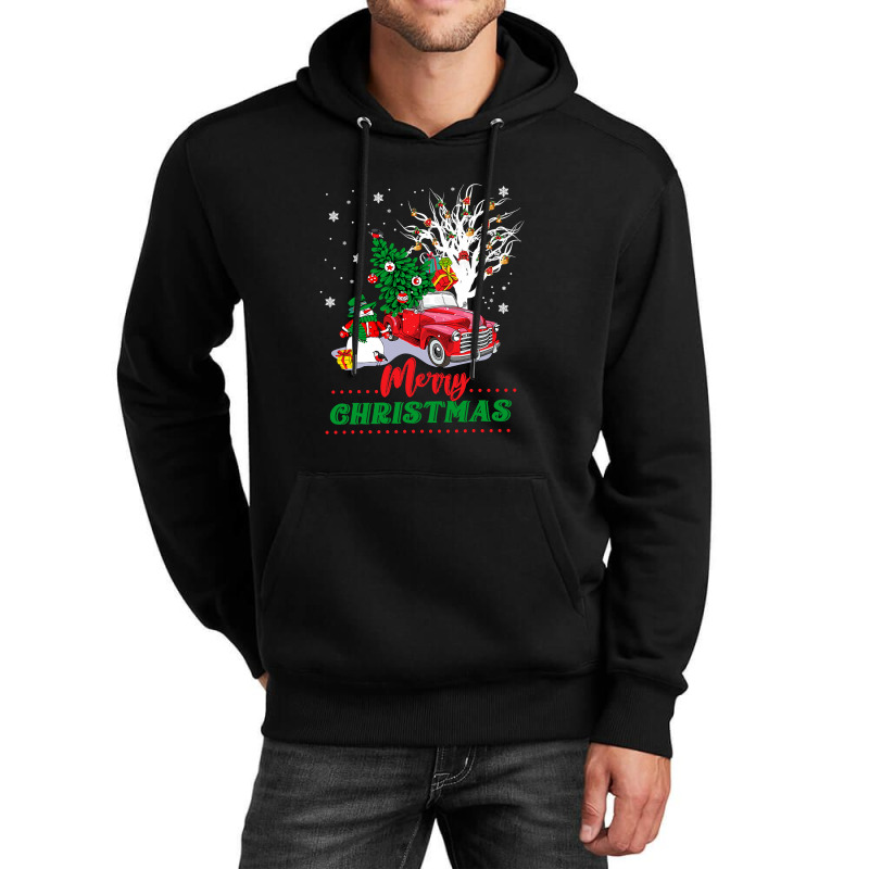 Vintage Wagon Christmas T-shirt - Tree On Car Xmas Vacation T-shirt Unisex Hoodie by cm-arts | Artistshot