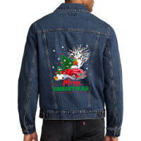 Vintage Wagon Christmas T-shirt - Tree On Car Xmas Vacation T-shirt Men Denim Jacket | Artistshot