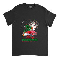 Vintage Wagon Christmas T-shirt - Tree On Car Xmas Vacation T-shirt Classic T-shirt | Artistshot