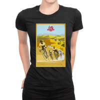 Strade Bianche Retro Cycling Art Ladies Fitted T-shirt | Artistshot