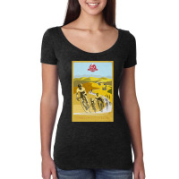 Strade Bianche Retro Cycling Art Women's Triblend Scoop T-shirt | Artistshot