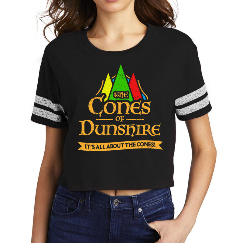 The Cones Of Dunshire Scorecard Crop Tee by cm-arts | Artistshot