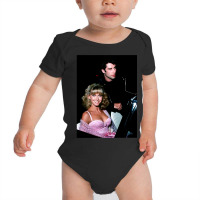 Olivia Newton John John Travolta Movie Premiere 1978 Baby Bodysuit | Artistshot