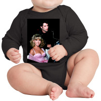 Olivia Newton John John Travolta Movie Premiere 1978 Long Sleeve Baby Bodysuit | Artistshot