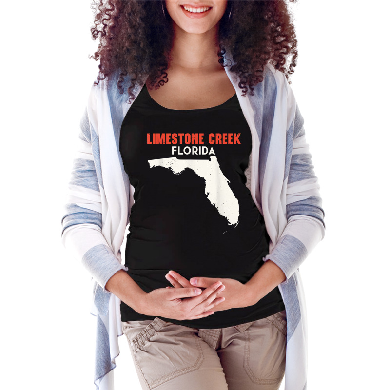 Limestone Creek Florida Usa State America Travel Floridian T Shirt Maternity Scoop Neck T-shirt by cm-arts | Artistshot