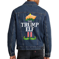 I'm The Trump Elf Group Christmas Matching Family Funny T Shirt Men Denim Jacket | Artistshot