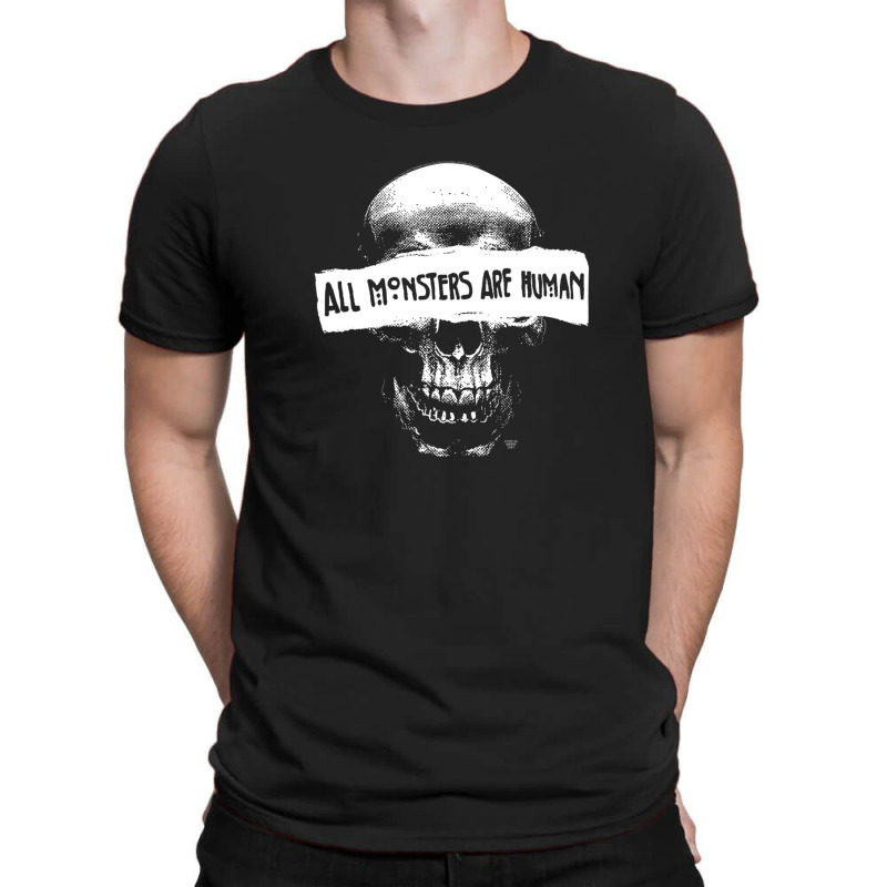 Horror Story All Monsters Blind Skull T-shirt | Artistshot