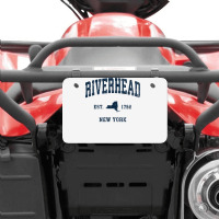 Riverhead New York Ny Vintage Athletic Navy Sports Design T Shirt Atv License Plate | Artistshot