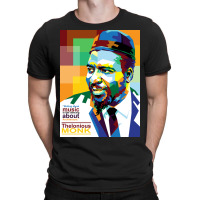 Thelonious Monk In Wpap Pop Art Style T-shirt | Artistshot