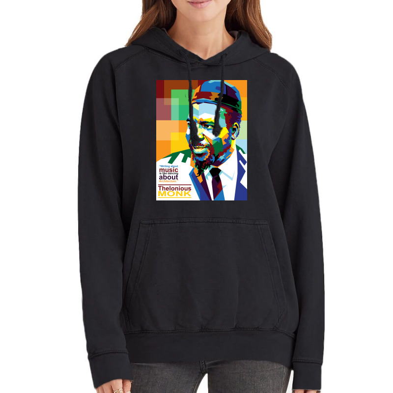 Thelonious Monk In Wpap Pop Art Style Vintage Hoodie | Artistshot