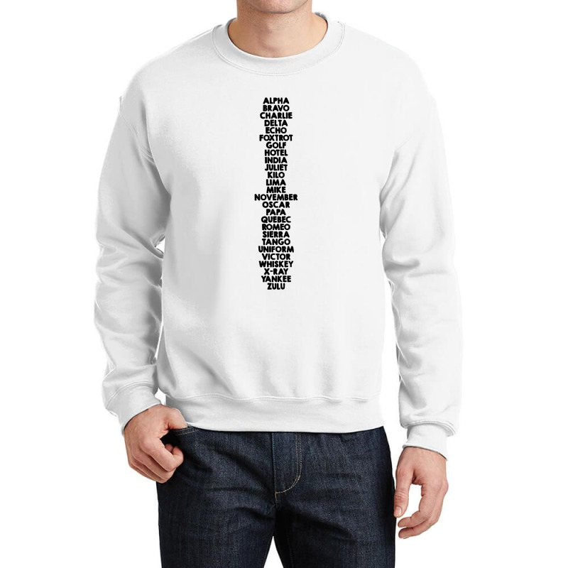 Phonetic Alphabet Crewneck Sweatshirt | Artistshot