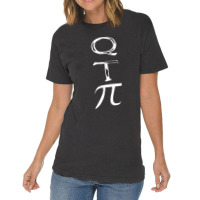 Pi Day 3.14 Cutie Pi Q T Pi Funny Pie Math Geek Animations Characters Vintage T-shirt | Artistshot