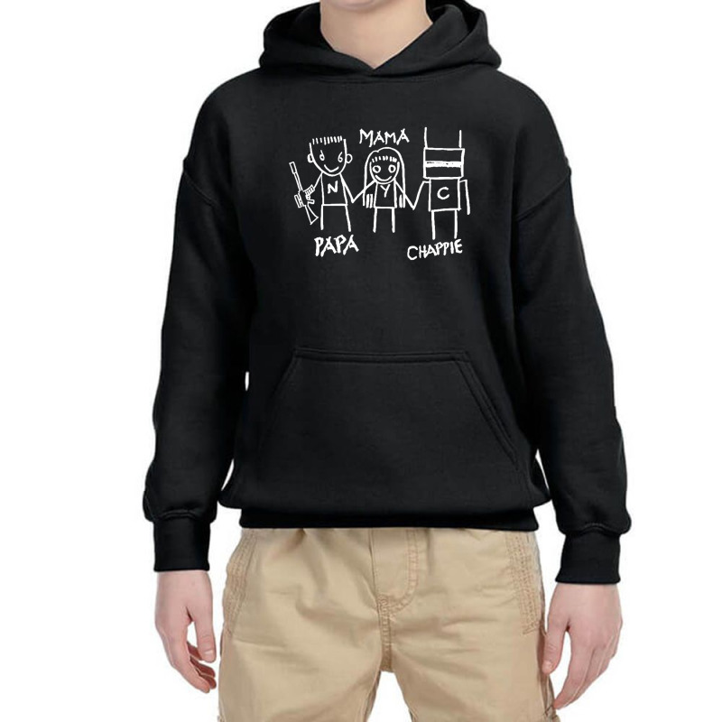 Papa Mama Chappie Youth Hoodie | Artistshot