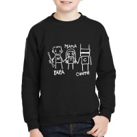 Papa Mama Chappie Youth Sweatshirt | Artistshot