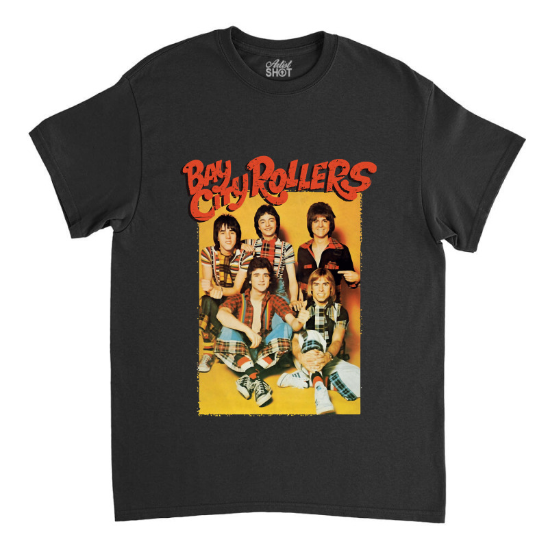 Bay City Rollers Classic T-shirt by ROSALYN BASS FOURIER | Artistshot