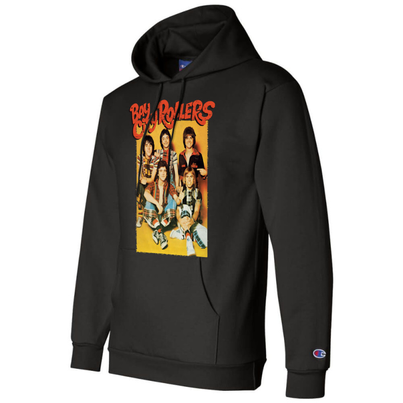 Bay City Rollers Champion Hoodie by ROSALYN BASS FOURIER | Artistshot