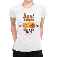 Classic Gaming - Back In The Plays Ladies Fitted T-shirt | Artistshot