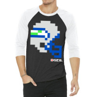 Sea Original Helmet - Tecmo Bowl 3/4 Sleeve Shirt | Artistshot