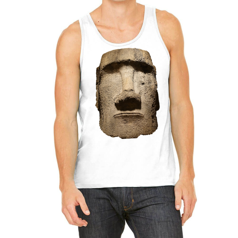 Easter Island Moai Statue Monolith World Mystery Tank Top | Artistshot