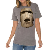 Easter Island Moai Statue Monolith World Mystery Vintage T-shirt | Artistshot