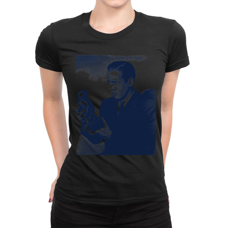 Funny Man Bogart Man Funny Gifts Men Ladies Fitted T-Shirt by ArtistMarquis | Artistshot