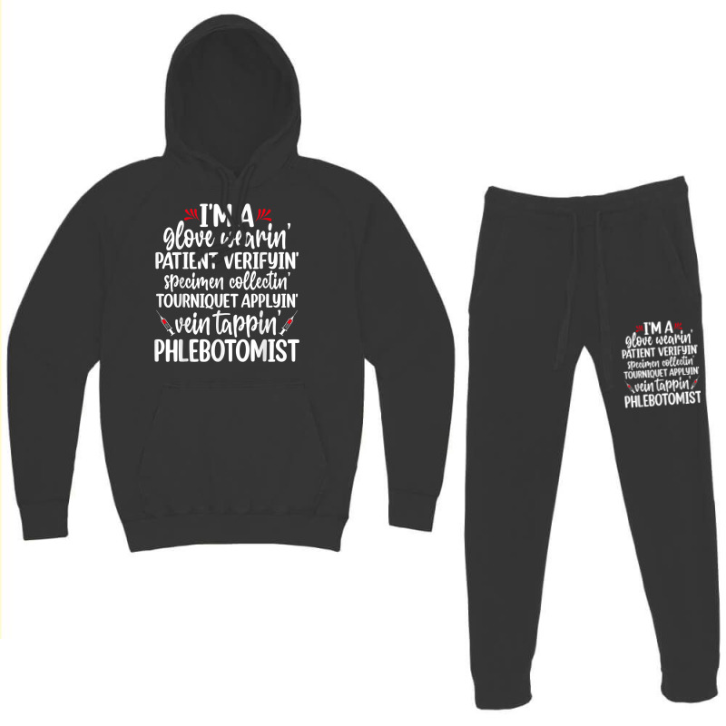 Vein Tapping Phlebotomist Humorous Men Women Novelty Hoodie & Jogger Set | Artistshot