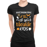 Assistant Asst Principal Of The Most Spook Tacular Kids Ladies Fitted T-shirt | Artistshot