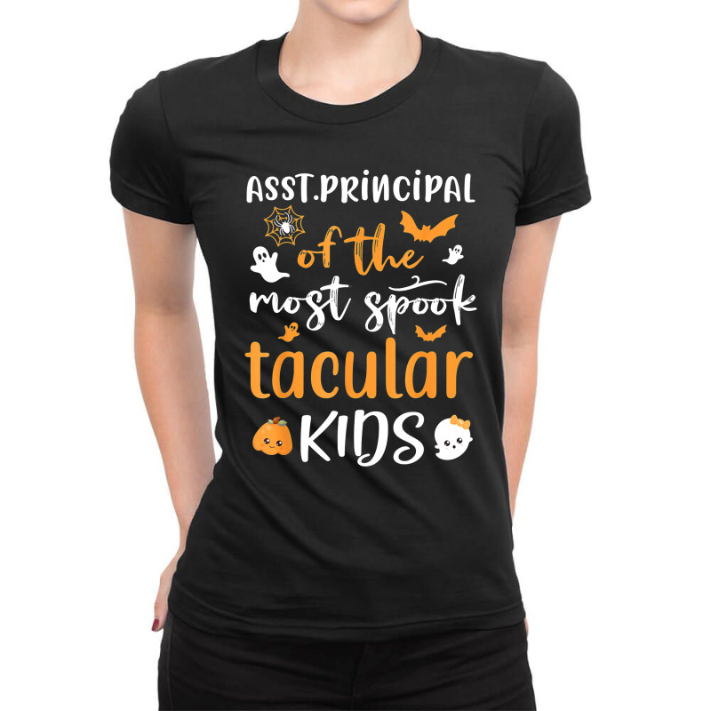 Assistant Asst Principal Of The Most Spook Tacular Kids Ladies Fitted T-Shirt by Bestarts | Artistshot