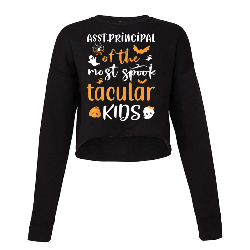 Assistant Asst Principal Of The Most Spook Tacular Kids Cropped Sweater by Bestarts | Artistshot