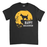 Australian Cattle Dog Full Moon Red Blue Heeler Halloween Classic T-shirt | Artistshot