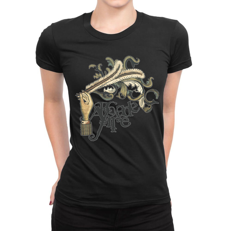 Arcade Fire Funeral Classic Ladies Fitted T-Shirt by TauwannaJessup | Artistshot