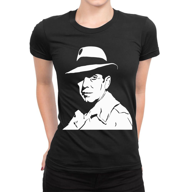 Vintage Retro Bogie Man Mens Funny Ladies Fitted T-Shirt by ArtistMarquis | Artistshot